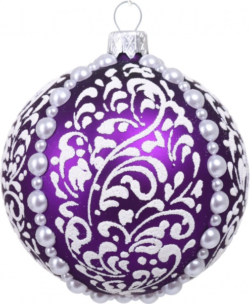 Шар декоративный Элит d 80 мм в ассортименте