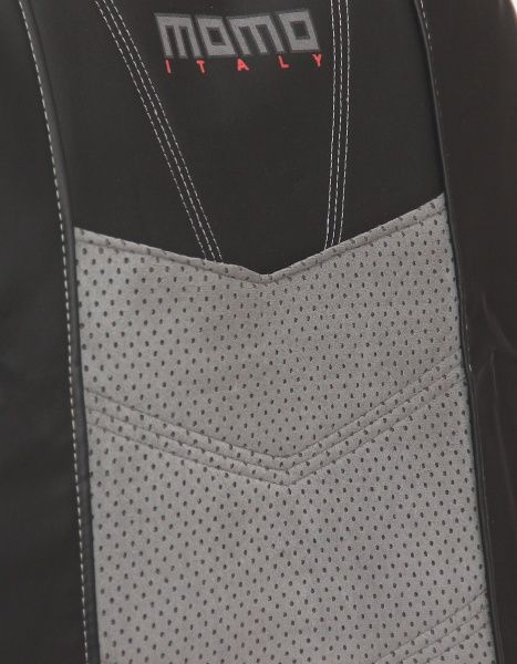 Комплект чехлов на сиденья Fodera Univ Premium MOMO SC032BG черный с серым