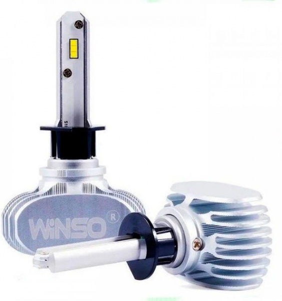 Лампа светодиодная WINSO LED 791100 H1 P14.5s 12В 50 Вт 2 шт. 6000 K