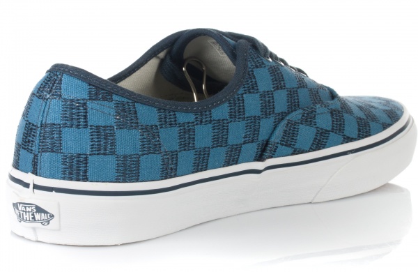 Кеди Vans U Authentic (Stitch Checker) V004MLJPK р.45 синій