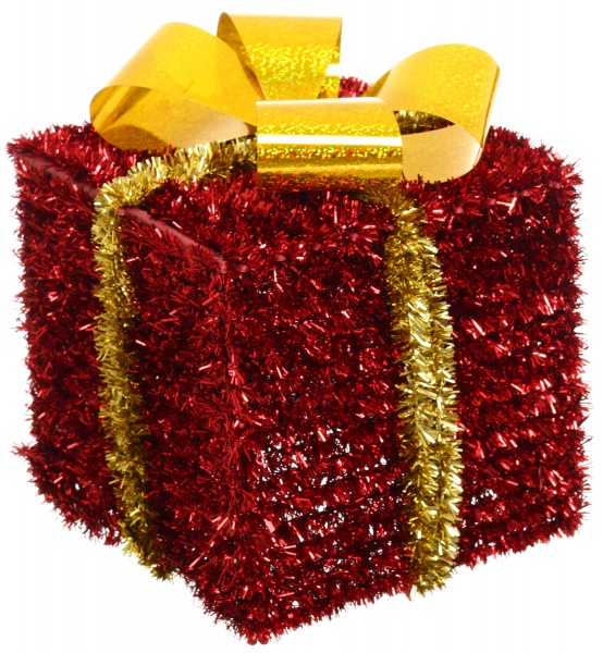 Декоративная фигура Подарочные коробки из мишуры 3 шт. CAA223260 