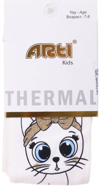 Колготки для дівчаток ARTI 650008р.119-131 молочний 