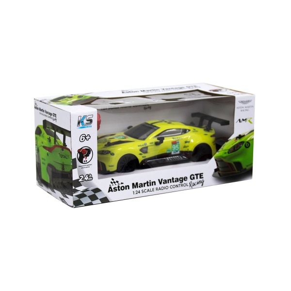 Машинка Aston Martin New Vantage GTE (1:24, 2.4Ghz, зелёный) 1:24 124RAMG