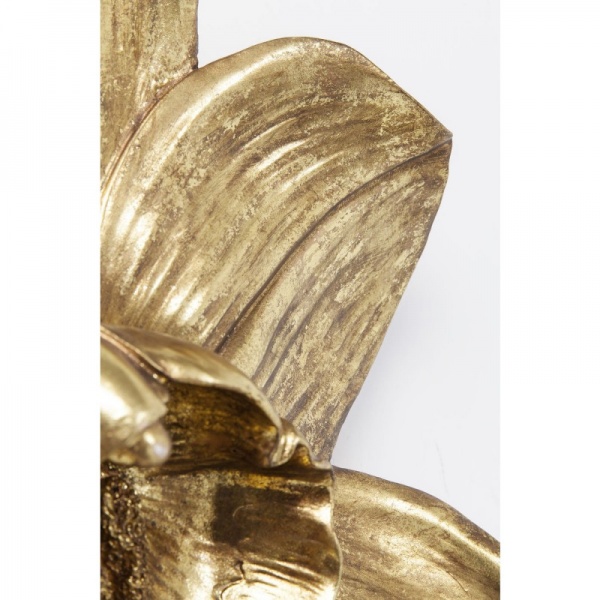 Декор настенный KARE Design Orchid 44x40 см золотой 