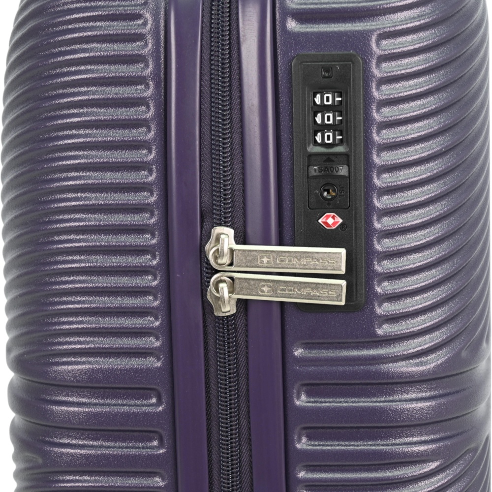 Чемодан Compass MS-2690 90 л фиолетовый 52x29x77 см L