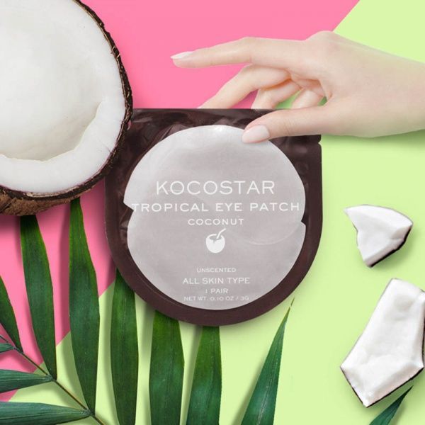 Гідрогелеві патчі Kocostar Tropical Eye Patch Кокос 3 г 2 шт./уп.
