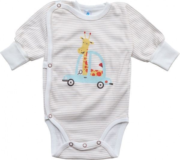 Боди детское Minikin полоска р.56 молочный 205403 