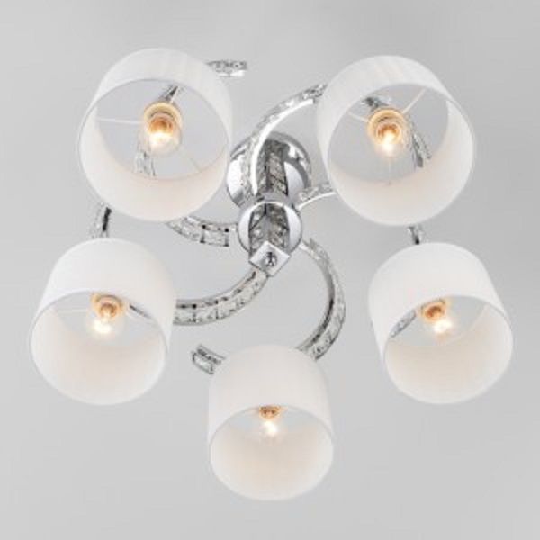 Люстра стельова Strotskis Salina 5x40 Вт E14 хром 60104/5 