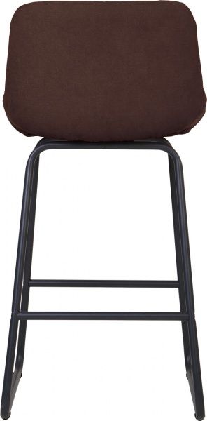 Стул барный Nowy Styl NICOLE HOKER CFS LB BLACK (BOX-2) (CH) SORO-28 коричневый 