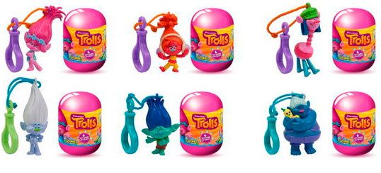 Іграшка з кліпсою Zuru Тролі сюприз в капсулі 6001C 