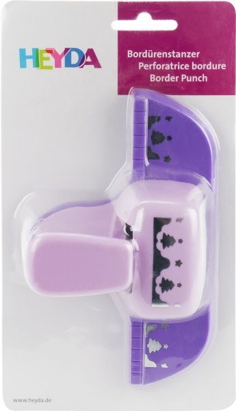 Бордюрный дырокол Елки 4,5 см  HEYDA