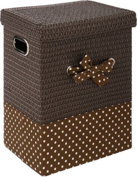 Кошик плетений з текстилем 36x27x45 см DSA16-7AB-2 