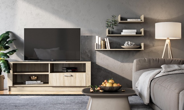 Набор полок Грейд Делфа 800x118x252 мм дуб сонома 