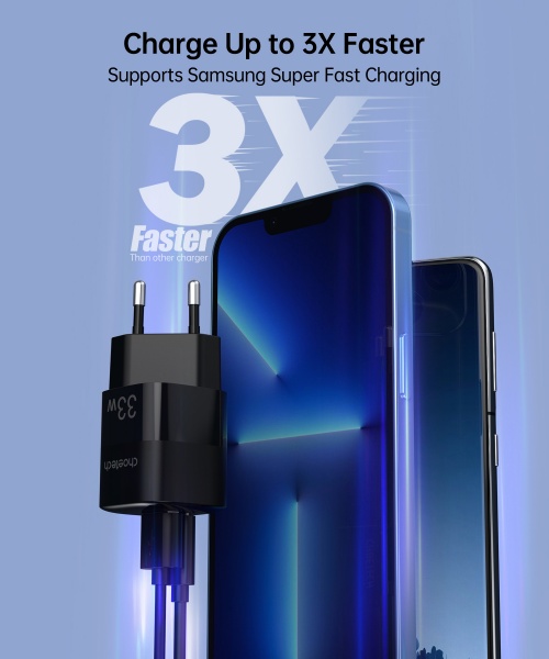 Сетевое зарядное устройство Choetech PD5006-EU-BK 