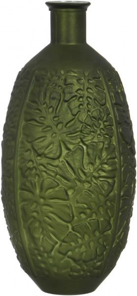 Ваза стеклянная зеленая Jungla 59 см алюминиум San Miguel