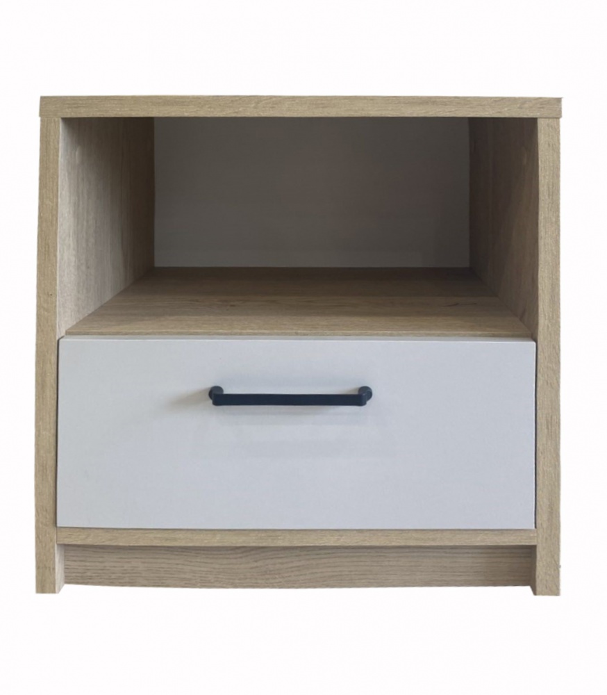 Тумба прикроватная Kartissa Матера 440x490x354 мм дуб кремона торро/кашемир (М-ТКр 1ш/к)