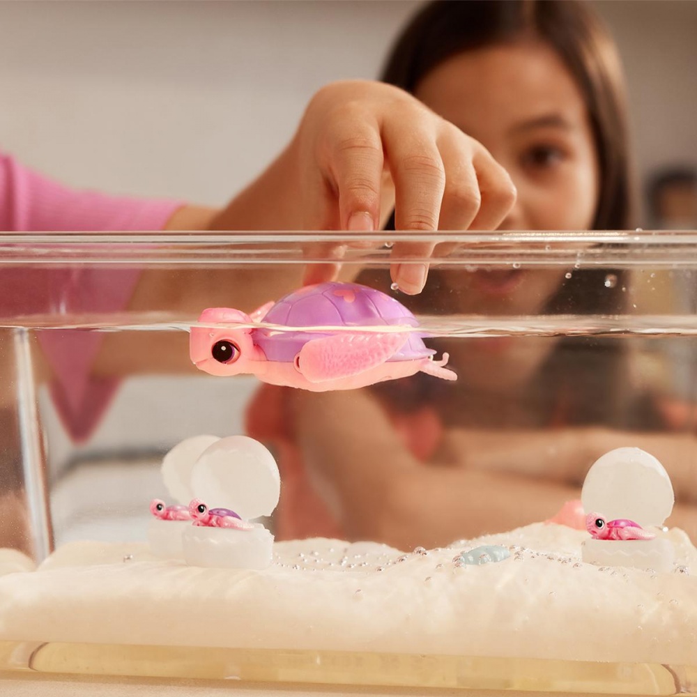 Интерактивный игровой набор Pets & Robo Alive Мама черепаха с сюрпризом 9560