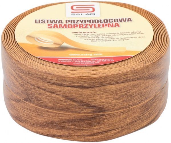 Плинтус самоклеющийся Salag дуб старый 30х20х5000 мм 