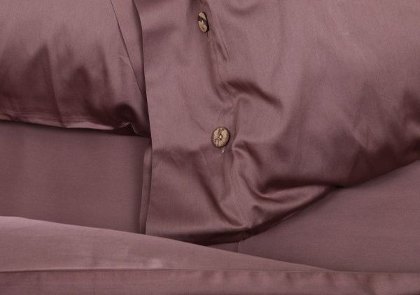 Комплект постельного белья Mono brown D двухспальный коричневый La Nuit 