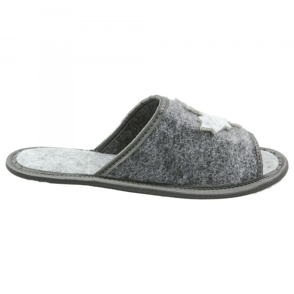 Капці домашні FX shoes з фетру р. 38-39 сірий арт.2008 