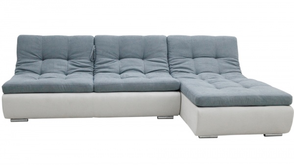 Диван модульный Кедр Сиеста с аллигатором серый 3000x1850x910 мм