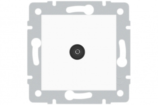 Розетка TV TV проходная HausMark Stelo IP20 белый 501-0288-129