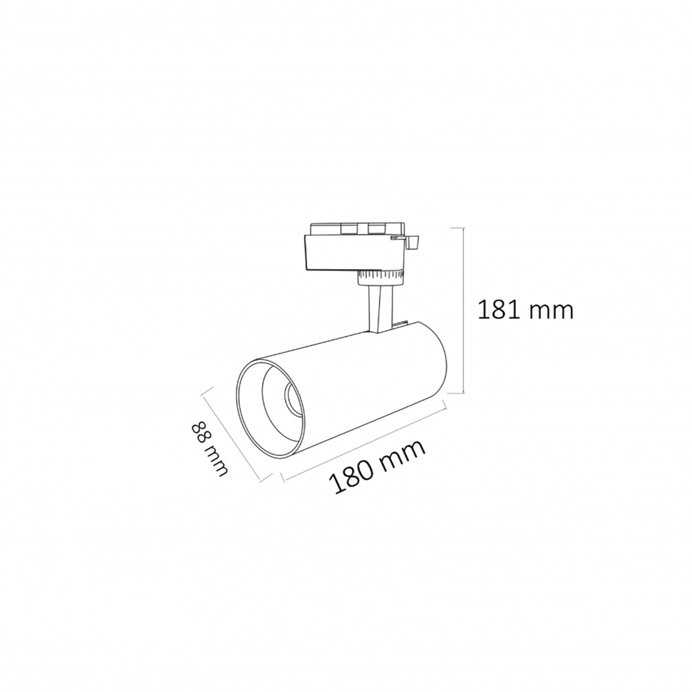 Подвес трековый HOROZ ELECTRIC BREMEN 30 Вт 4200 К черный 018-031-0030-020