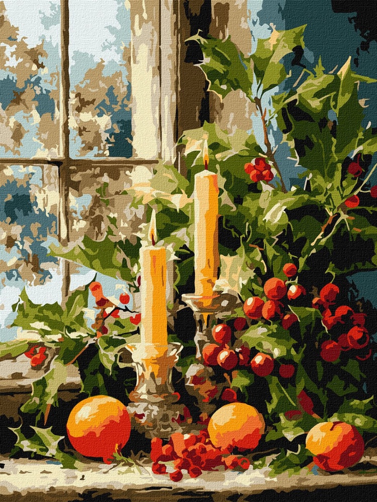 Картина по номерам Очарование тихих моментов 30х40 см Ideyka