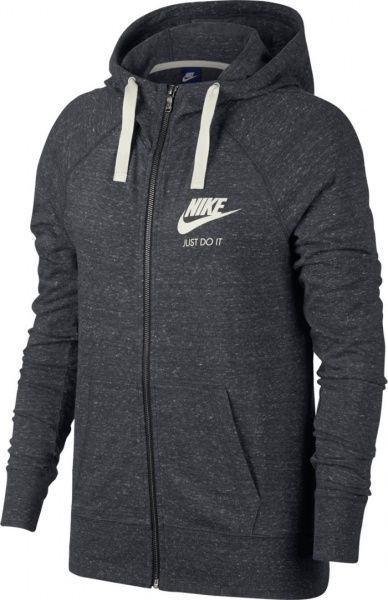 Джемпер Nike W NSW GYM VNTG HOODIE FZ 883729-060 р. L темно-сірий