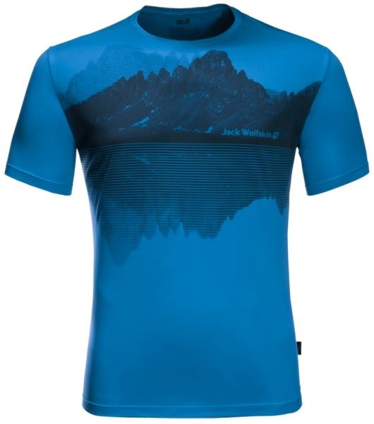Футболка Jack Wolfskin PEAK GRAPHIC T M 1807181-1152 2XL синий