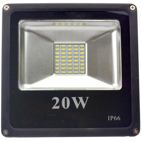Прожектор світлодіодний Світлокомплект FLS-20 20 Вт 6500K чорний