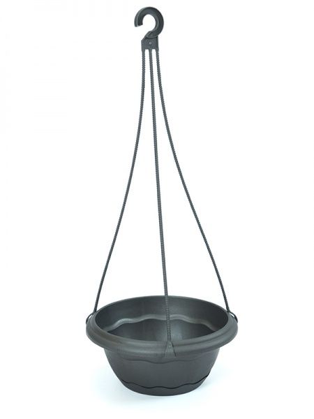 Підвіс пластиковий Plastiken для квіткового вазону Terra (з піддоном) айворі 