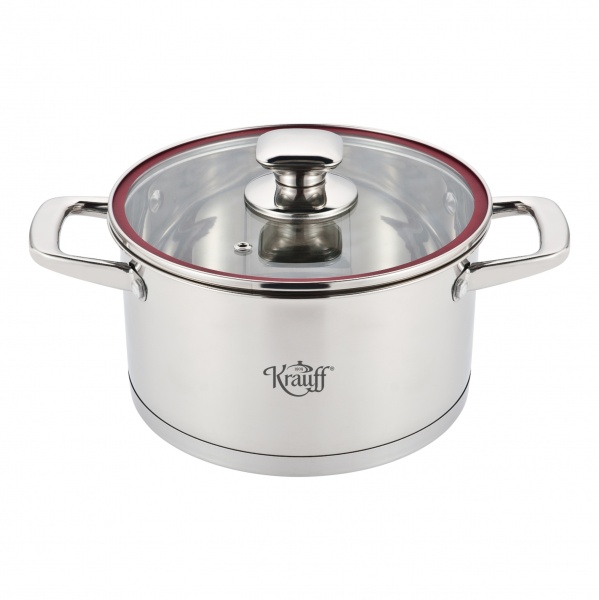 Каструля з кришкою 2,7 л 18 см Luxurios 26-238-039 Krauff