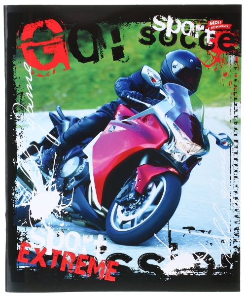 Тетрадь школьная уф-лак 48 листов в клеточку в ассортименте Мечты сбываются