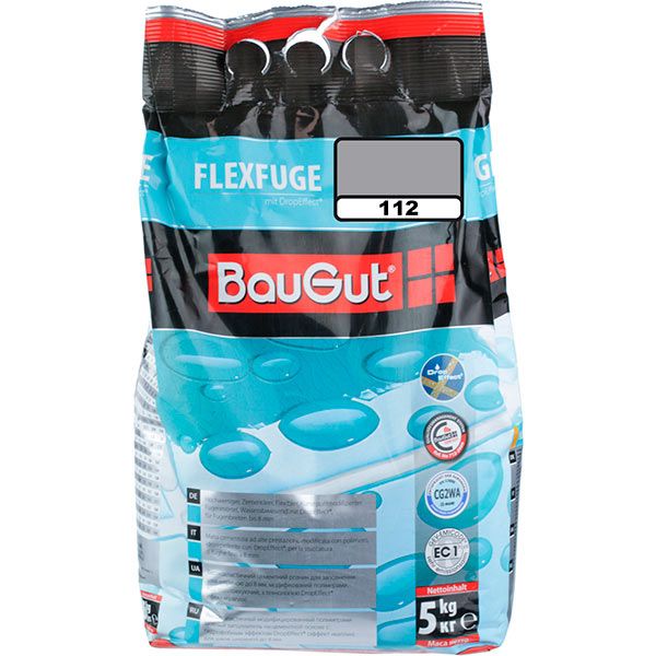 Фуга BauGut flexfuge 112 5 кг серый  
