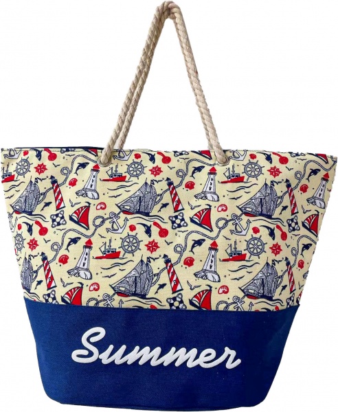 Сумка пляжная Luna разноцветный Summer Anchors