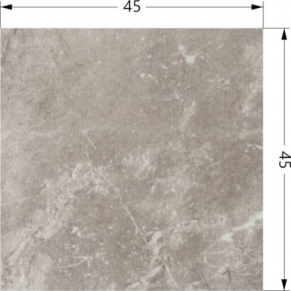 Плитка EcoCeramic LOUVRE GRIS 45х45 