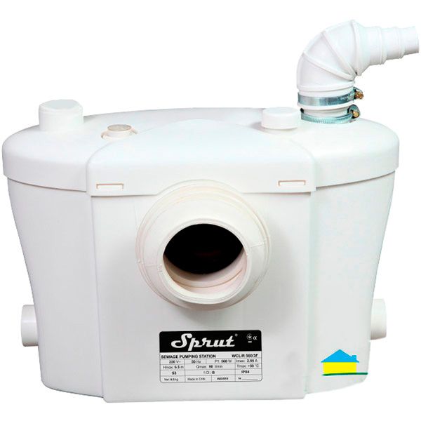 Канализационная установка Sprut WCLIFT 600/2F Hot