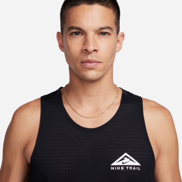 Майка Nike M NK DF TRAIL TANK SOLID FJ5336-010 р.L черный