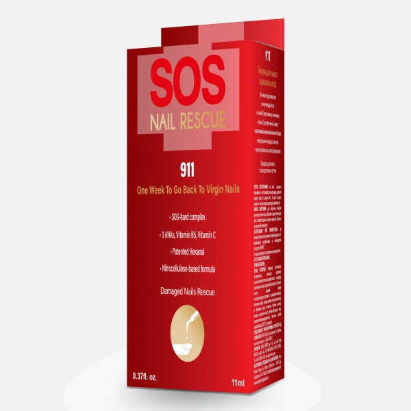 Укрепитель SOS Nail Rescue 911 для сломанных ногтей 11 мл