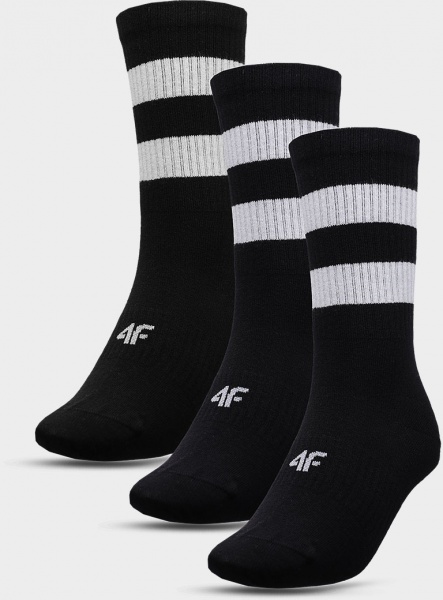 Шкарпетки 4F SOCKS CAS U206 (3PACK) 4FAW23USOCU206-90S р.35-38 чорний