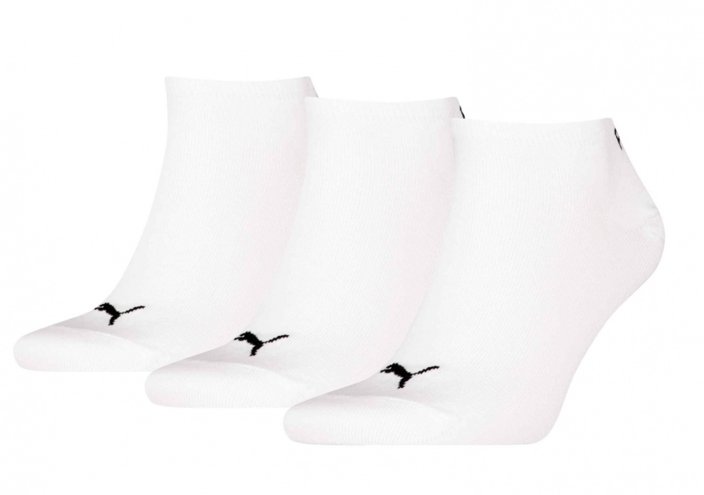 Носки Puma UNISEX SNEAKER PLAIN 3P 93862413 р.39-42 белый 3 шт.