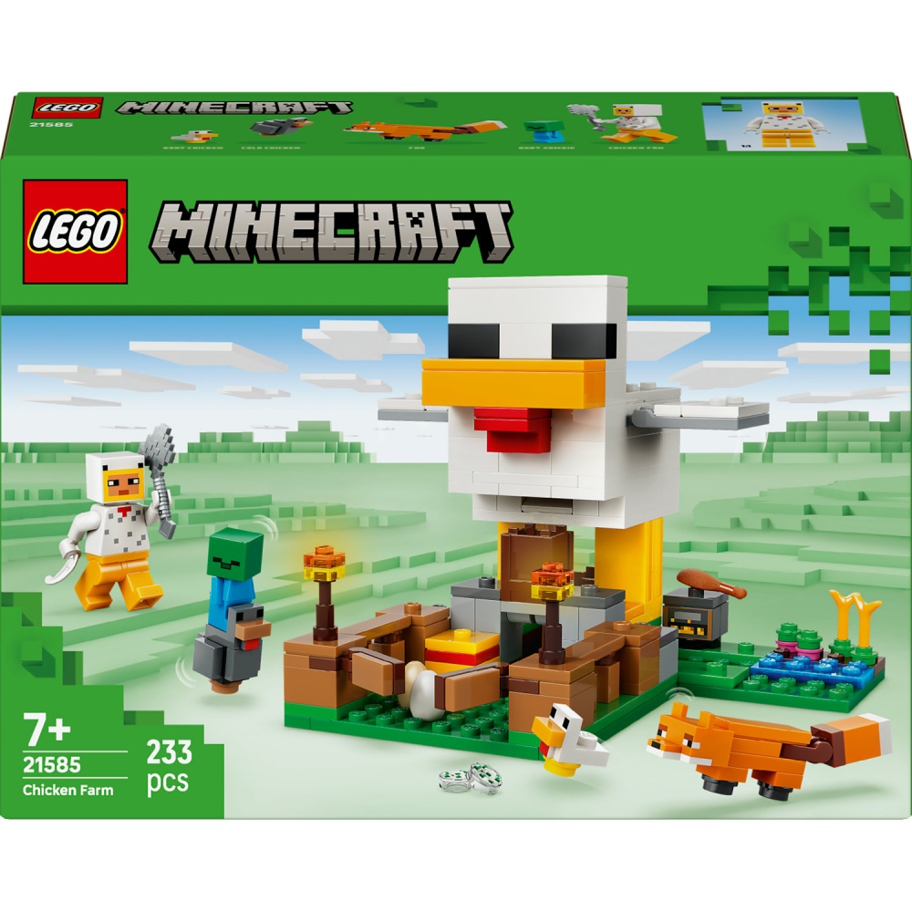 Конструктор LEGO Minecraft Куряча ферма 21585