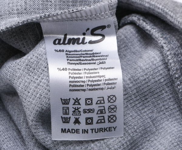 Кофта Almi's р.134 серый 27603 