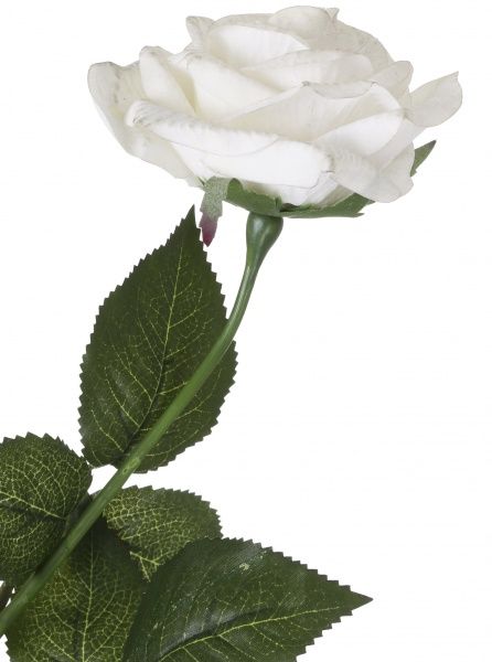 Растение искусственное Роза 64 см белая Девилон