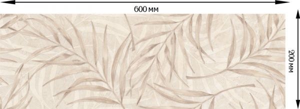 Плитка Allore Group Cremona W\DEC M NR Glossy декор 20x60