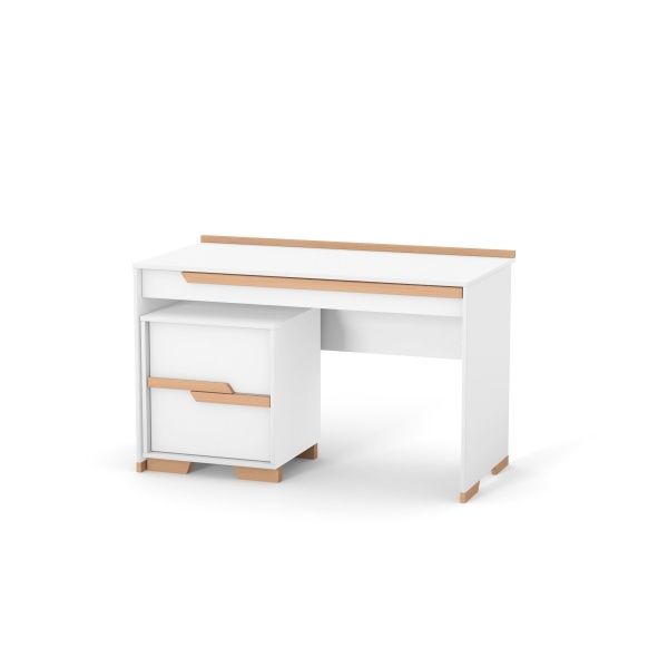 Стіл Veres Сіетл біло-буковий 46.37.2.15