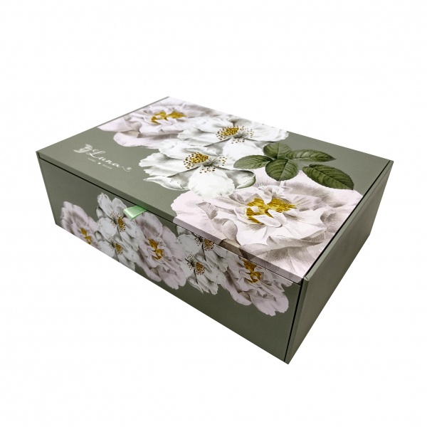 Сундучок Flora Цвет яблони S фисташковый CooverBox