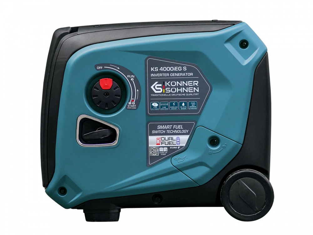 Генератор комбинированный Konner&Sohnen 3,5 кВт / 4 кВт KS 4000iEG S