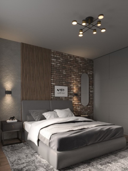 Люстра светодиодная Victoria Lighting с пультом д/у 77 Вт черный Otis/PL8 black 